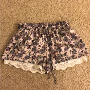 Zara Floral Printed Shorts
